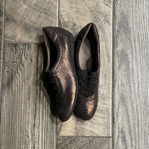 Sesto Meucci Metallic Brown Women's Loafers